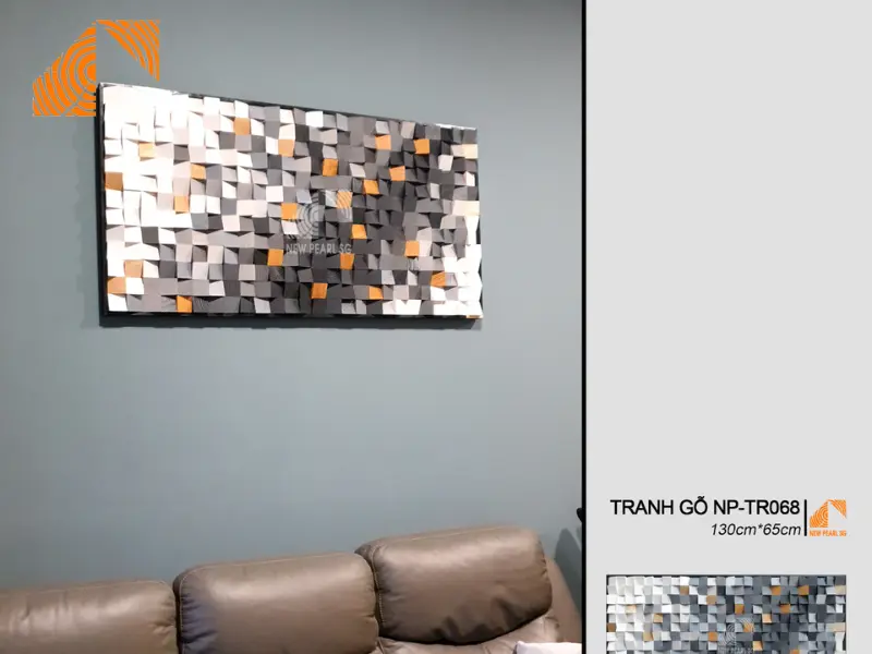 Vị trí treo tranh gỗ mosaic trang trí khách sạn 