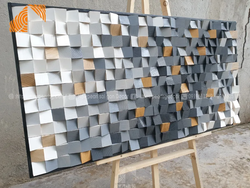 Tranh gỗ ghép MOSAIC 130cm x65cm NP-TR068