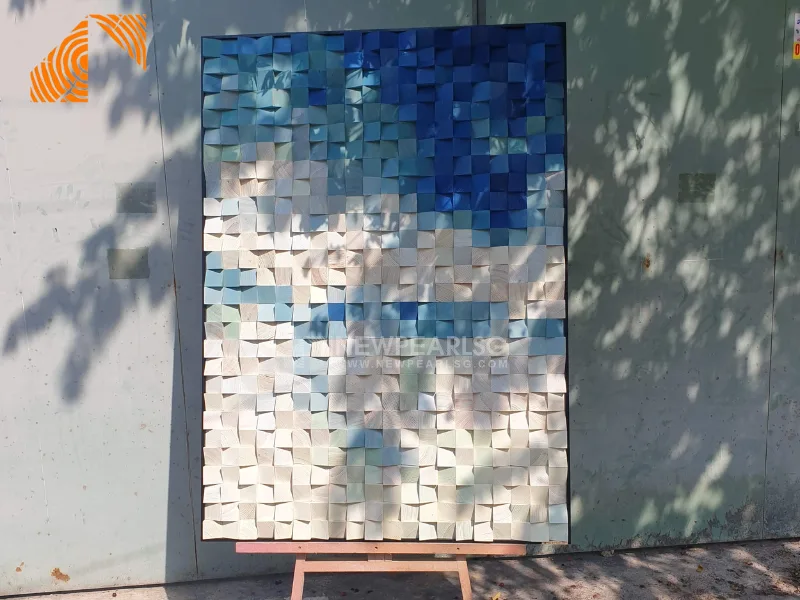 Tranh gỗ ghép MOSAIC 100cm x 140cm NP-TR17