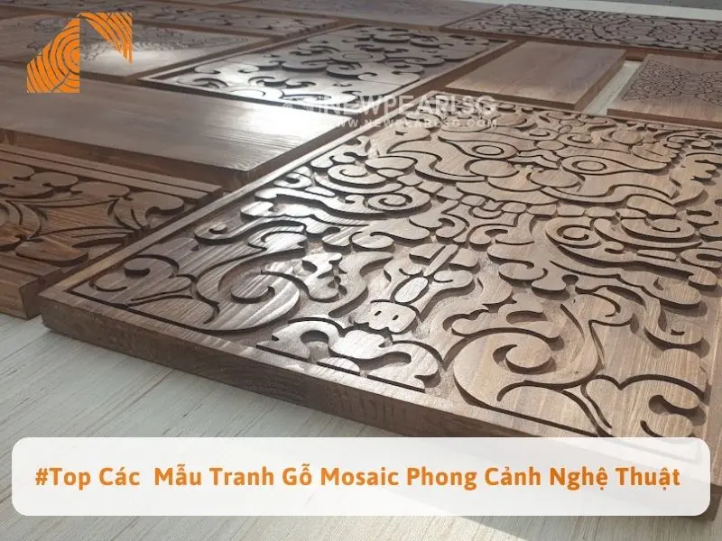 Top Các  Mẫu Tranh Gỗ Mosaic Phong Cảnh Nghệ Thuật 