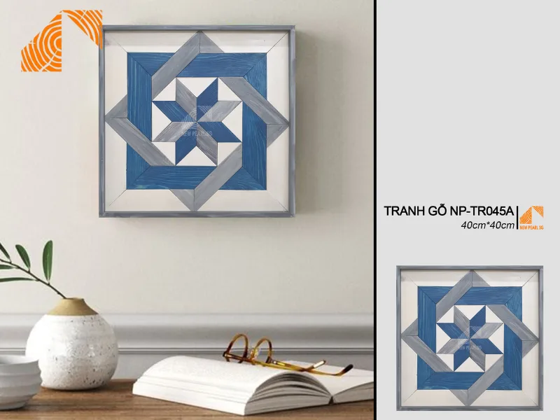 tranh gỗ 3D Mosaic nghệ thuật 