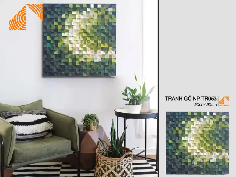 Lưu ý khi chọn mua mẫu tranh gỗ mosaic trừu tượng