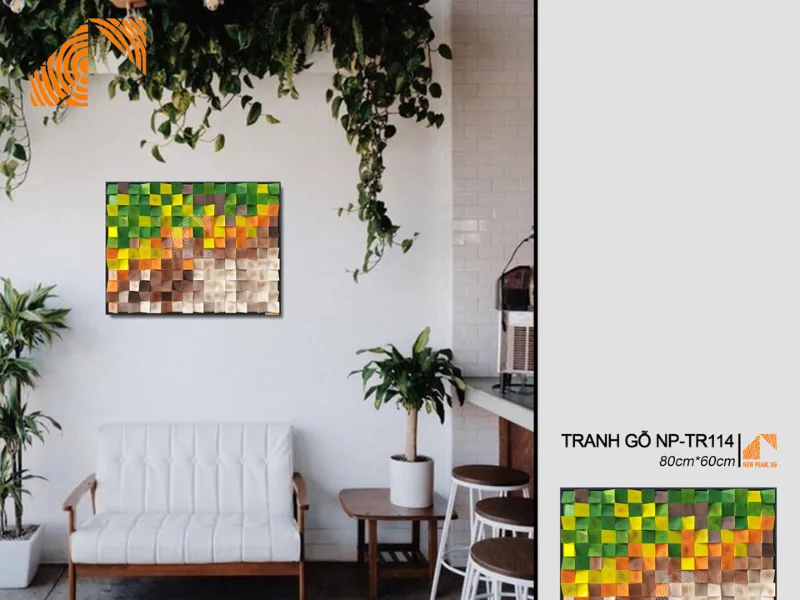 Phân loại tranh gỗ mosaic dựa trên kỹ thuật ghép