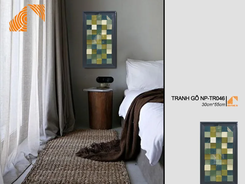 phong thủy của tranh gỗ mosaic nghệ thuật treo phòng khách