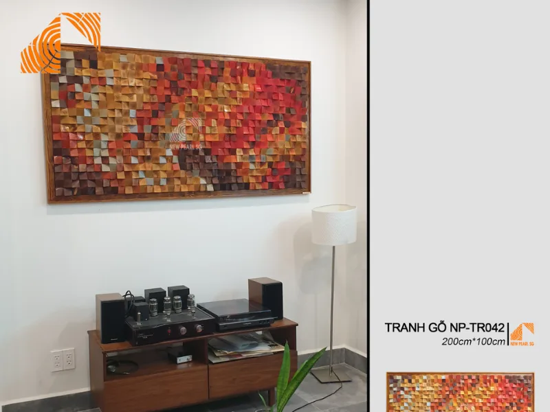 Cách đặt làm tranh gỗ mosaic online