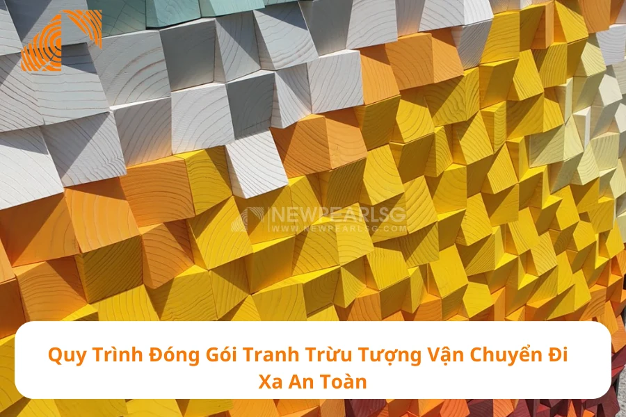 Quy Trình Đóng Gói Tranh Trừu Tượng Vận Chuyển Đi Xa An Toàn