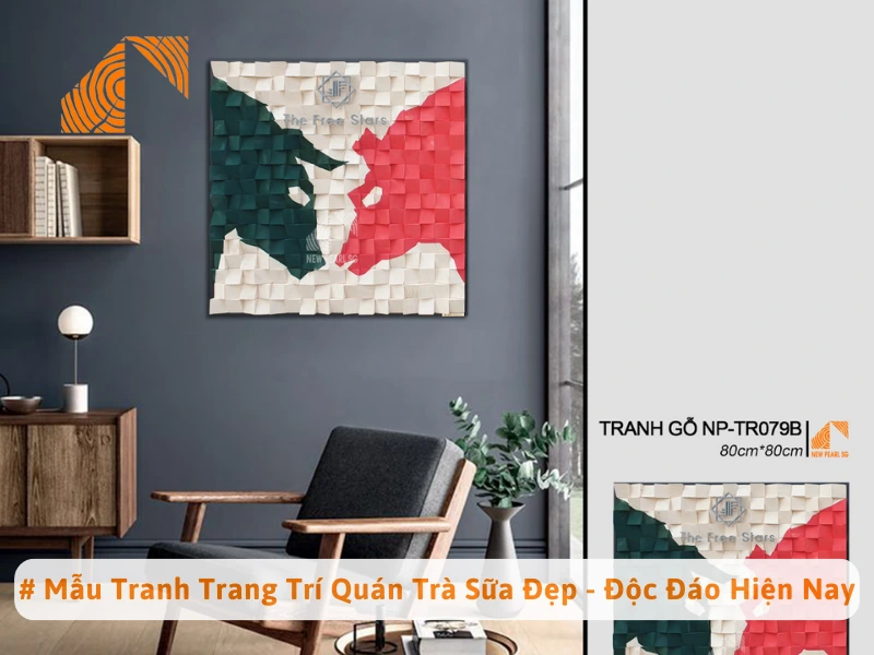 # Mẫu Tranh Trang Trí Quán Trà Sữa Đẹp - Độc Đáo Hiện Nay