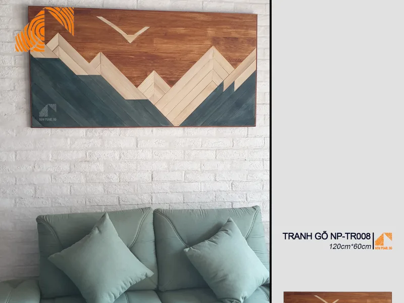 tranh gỗ mosaic nghệ thuật phong cách cổ điển