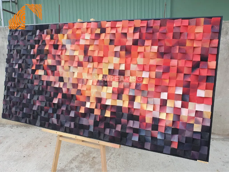 Tranh gỗ ghép MOSAIC 200cm x 100cm NP-TR308